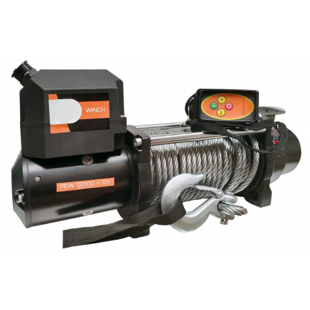 Wyciągarka Winch PEW 12000 HD 12V 5,5T Laweta